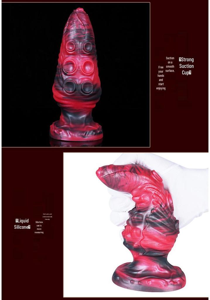 Dildo Anale in Silicone XL per Uso Dilatatore & Masturbatore - Giocattolo Sessuale Erotico SM