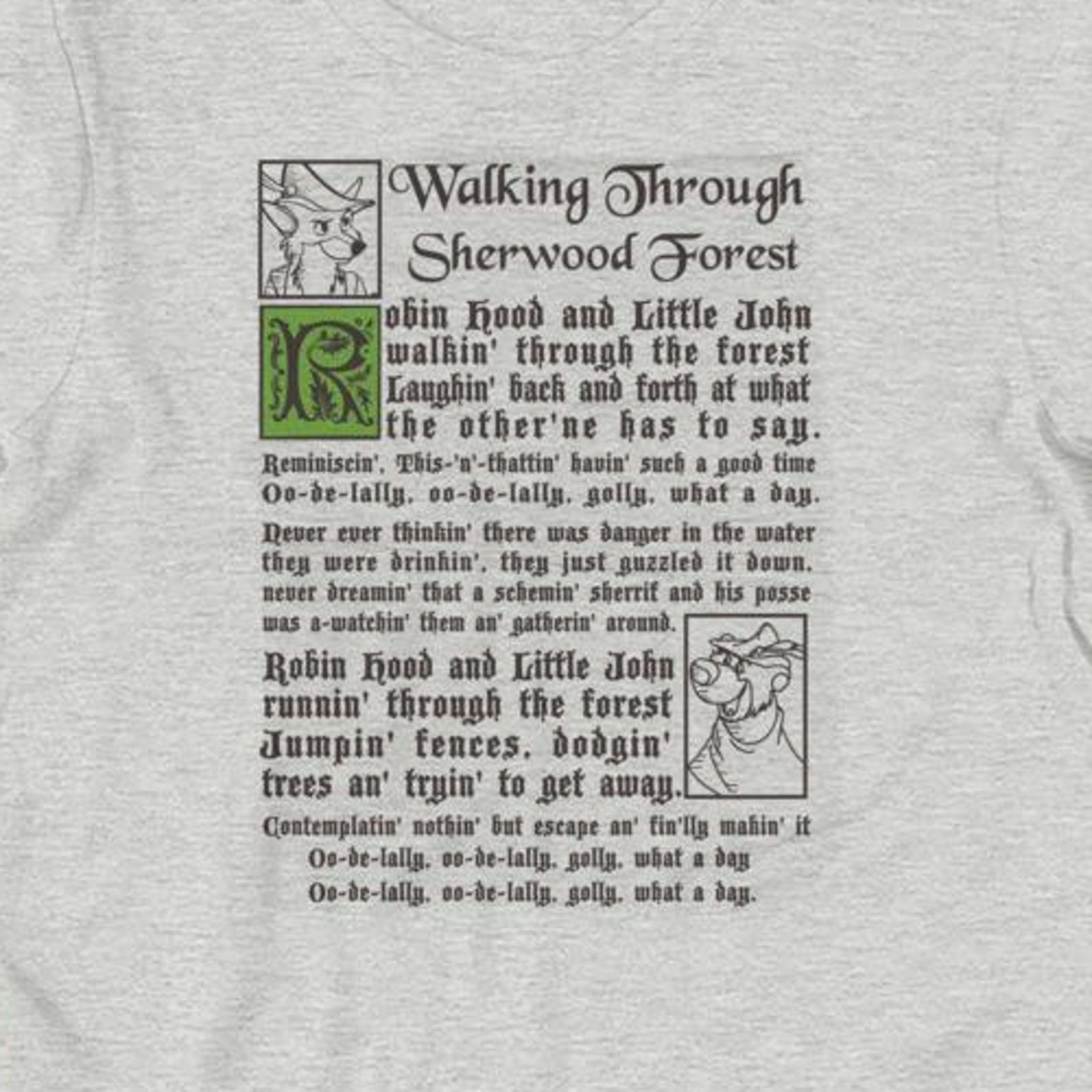 Sherwood forest, Unisex t-shirt L