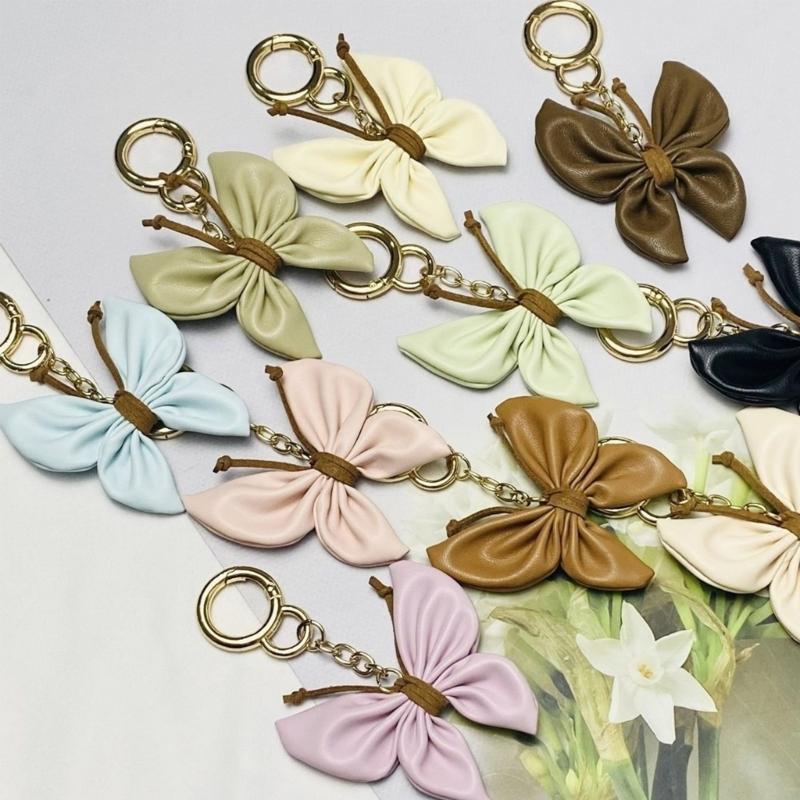 Stylish Butterfly Pendant Keyring Lovely Phonechain Key Chain Decoration Jewelry