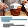 2Pcs Set Plastic Spatula Soft Grip Cream Scraper Cutter Kitchen Gadget Baking Tools for Butter Cake Cream Pastry 10inch