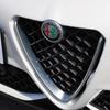 SYENG1 5 Color Alfa Romeo Car Grill Emblem Badge Car Front Grille Logo For Alfa Romeo Giulietta Mito Giulia Stelvio Brera 147 156 159