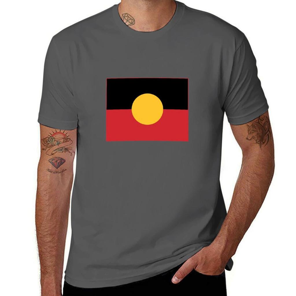 The Aboriginal Flag 2 Tshirt Modern Print Casual Tshirt