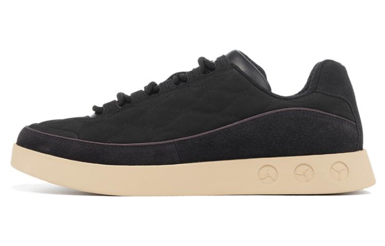 LI NING 1990 Classic Collection Skateboard Shoes Men s Low Top Black ALHT073-3 42