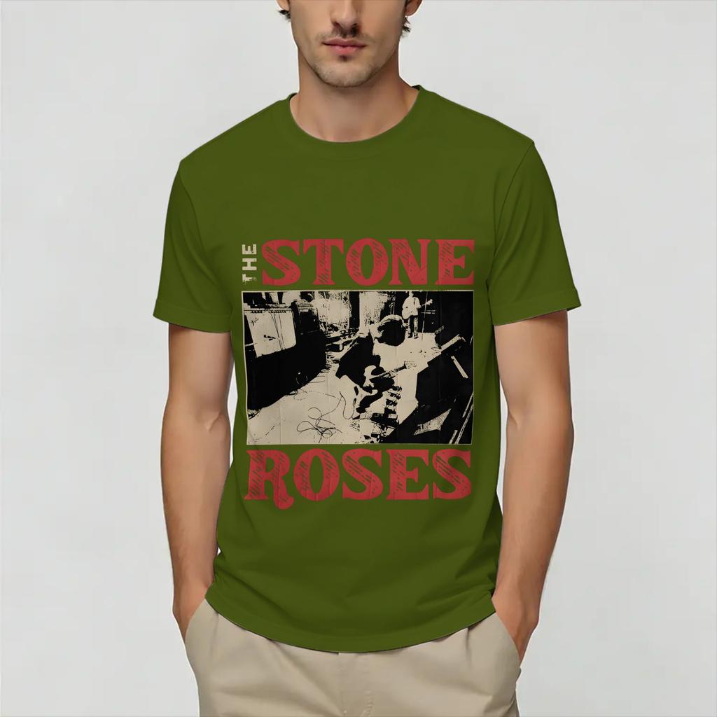 The Stone Roses T Shirt Summer Harajuku T Shirts Unisex 100 Cotton ONeck Plus Size 5XL Tees ShortSleeve Vintage Tops