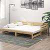 VidaXL Sliding Bed Solid Pine Wood 2x(90x200) Cm 806950