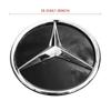 Car Sticker 1Pc Car Front Grille Star Logo Badge Mirror Bottom 3D ABS Logo for Mercedes-Benz W205 W176 W212 W218 C117 CLA GLA CL