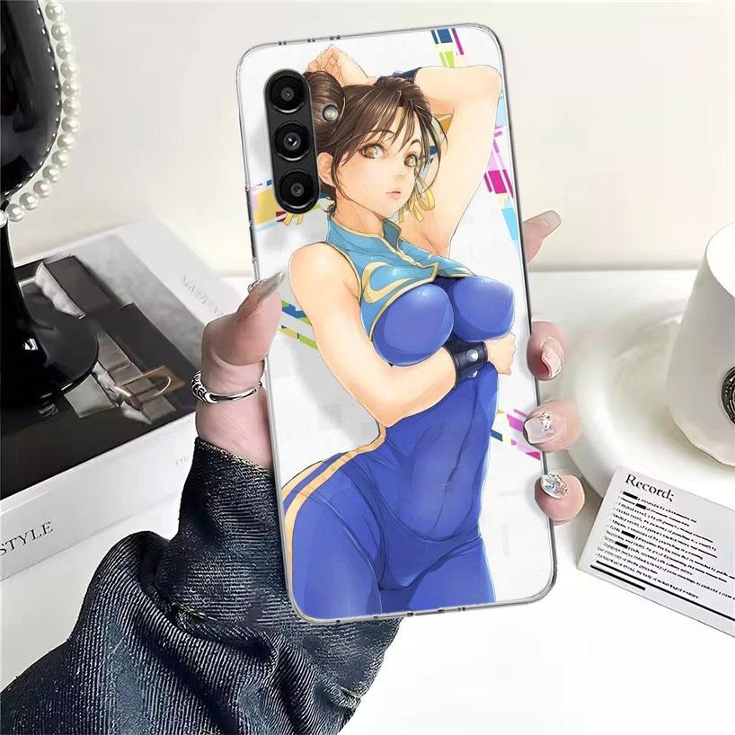 ChunLi S-Street F-FighterS Phone Case For Samsung Galaxy A13 A14 A15 A16 A17 A53 A54 A55 A56 A57 A33 A34 A35 A36 A37 A23 A24 A25