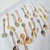 Royal Style Tableware Zinc Zinc Zinc Alloy Kitchen Tools Sugar Spoon Tea Spoon Coffee Spoon Dessert Spoon