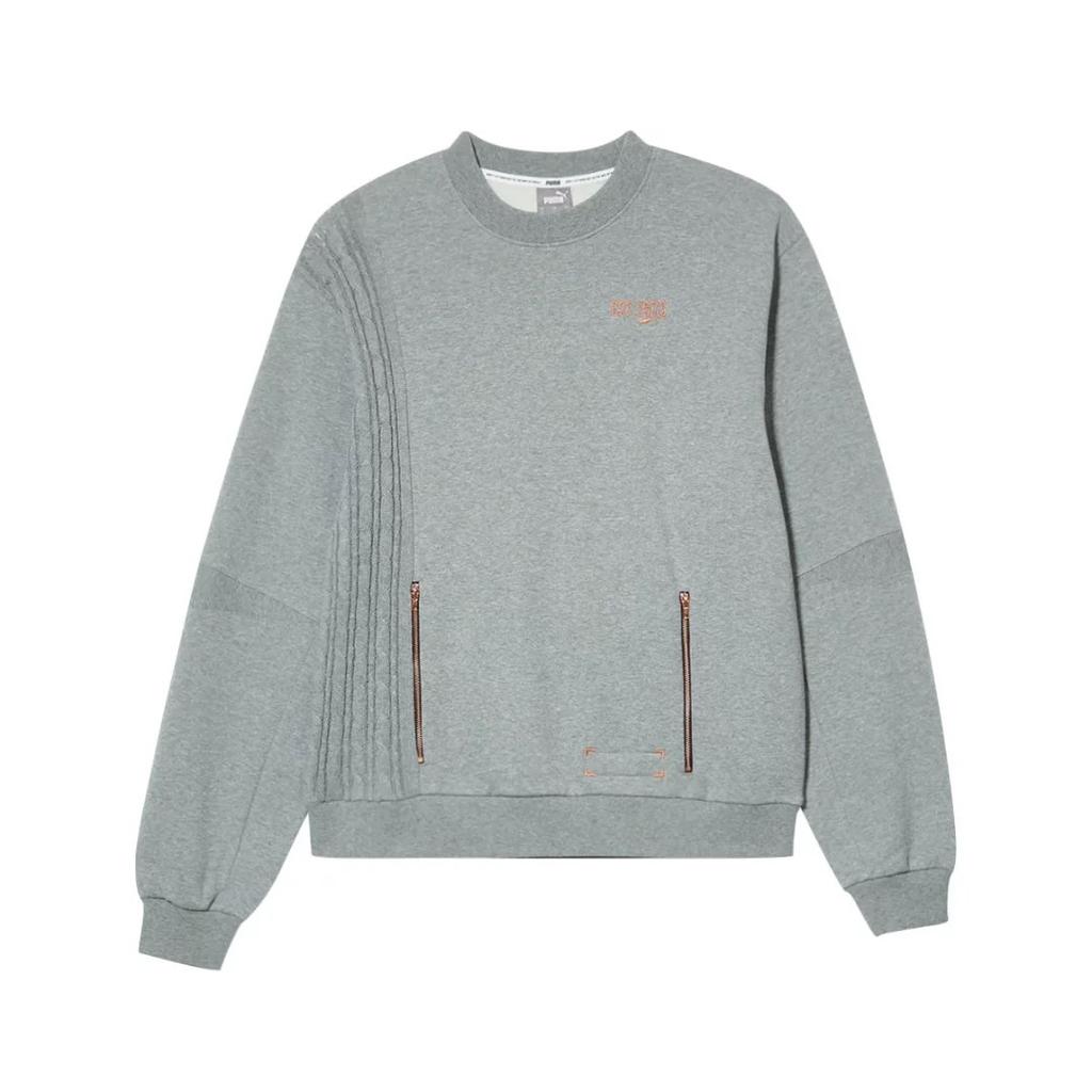 Puma Scoreboard Comfortable Casual Windproof Versatile College Hoodie Men Hoodies Gray 532207-02