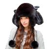 Autumn and winter hats, female Christmas antlers, plush hats, winter warm ear hats, thickened and cold-proof.