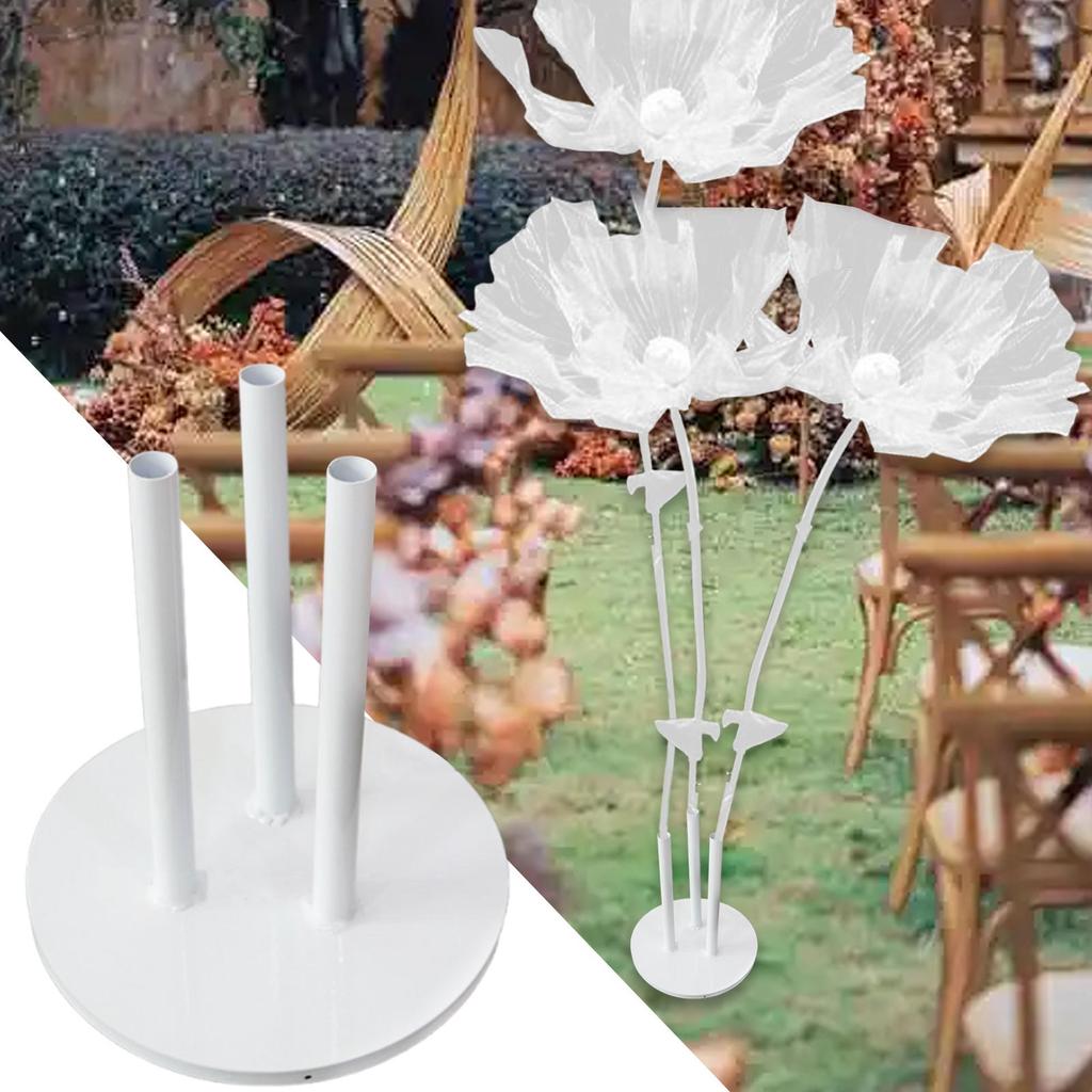 Iron Art Floral Arrangement Stand for Flower Crown Centerpiece Artificial Flowers DIY Craft Home Decoration