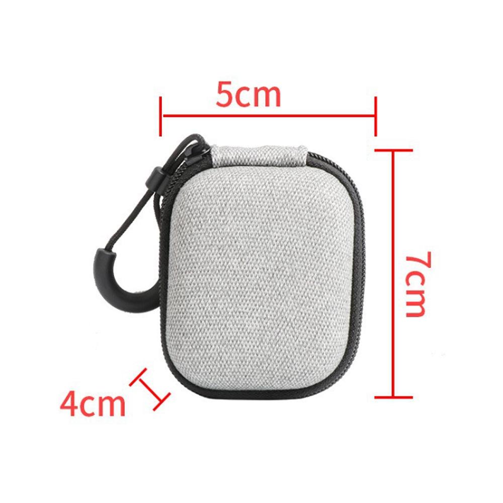 Custodia Zippata con Comparto di Ricarica per Auricolari Bluetooth