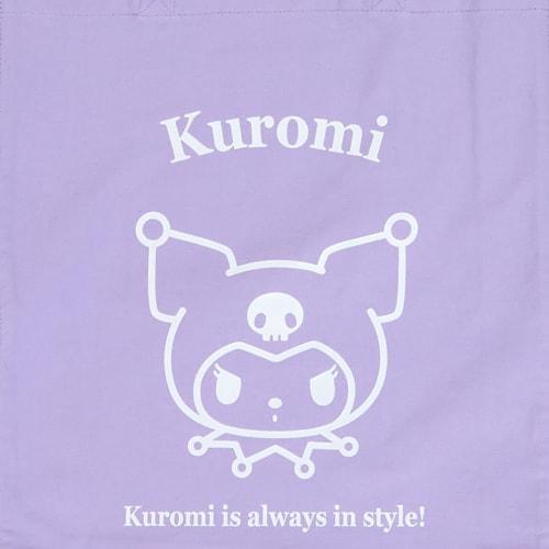 Sanrio (SANRIO) Sanrio Kuromi Cotton Tote Bag Handbag Kuromi-chan Kuromi 40ÁE6ÁE0cm Character SANRIO 102032