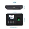 Password Attendance Machine Intelligent Biometric Fingerprint Employee Checking-in Recorder 2.4 Inch LCD Screen DC 5V Time