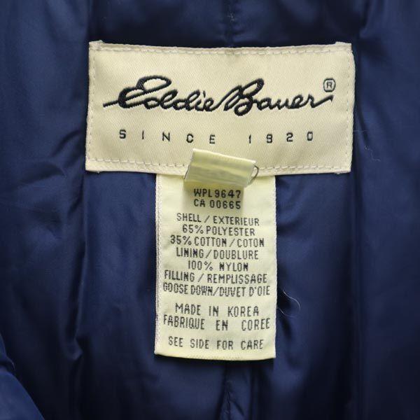 Eddie Bauer 00s Old Down jacket S Blue Women Used