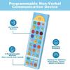 AAC Communication Device with 6 Programmable Buttons Adjustable Volume Speech Therapy Stroke Rehab Non-Verbal Communication Tools Talking Aid