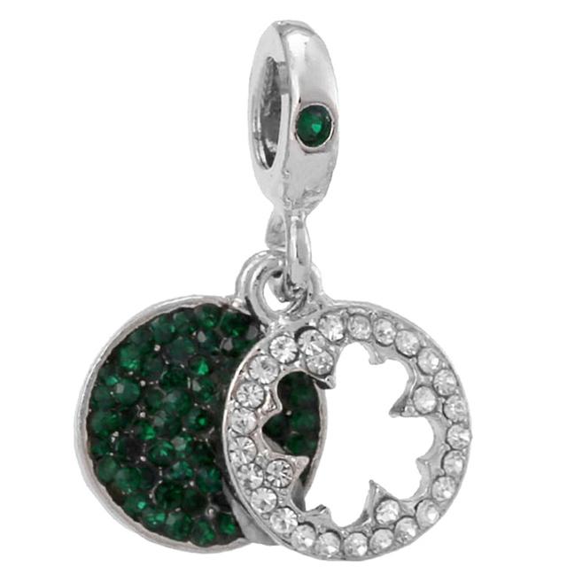 4pcs /Lot 2022 Sterling Silver Color Beads 41 Styles Sparkling Charm Fit Original Brand Bracelets For Women Jewelry Making Gift