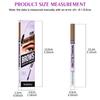Waterproof Eyebrow Pencil 2in1 Liquid Gel Pen Long Lasting Cream Makeup Kit Four Claw Double End Natural Eyebrow Pencil