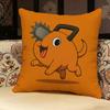 C-chainsaw Man Anime Pillow Case Pillowcase, Double-sided Printed, Sofa Cushion, Bedroom Headboard Pillow