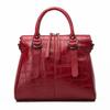 Women's Bag Crocodile Print Top Layer Cowhide Women's Handbag with Genuine Leather One-shoulder Straddle Bag