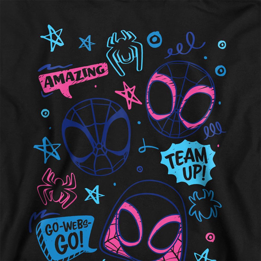 Spidey And His Amazing Friends Childrens/Kids Doodle Pull Over Hoodie