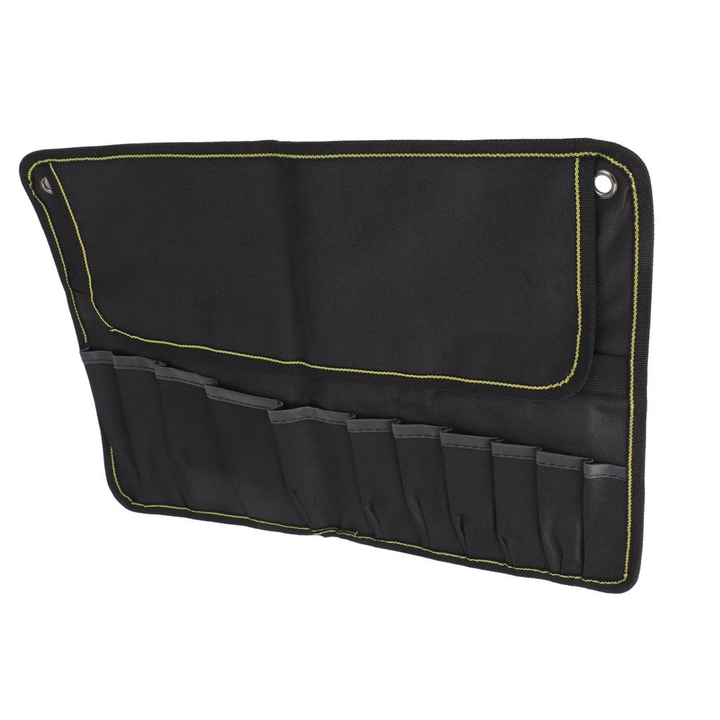 Motorcycle Roll Tool Pouch Large Capacity Thick Portable Multi Hanging Tool Bag