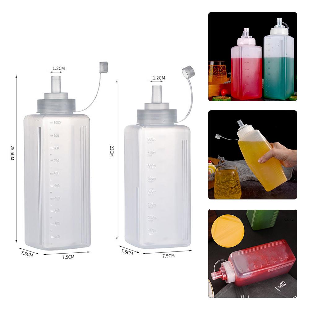 Squeeze Sauce Bottle Dressing Bottle Food Dispenser Kitchen Tools