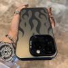 INS Creative Fashion Flame Fire Phone Case for Samsung Galaxy S26 S25 S24 S23 S22 S21 S20 Note20 FE Ultra Edge Plus 4G 5G Cover