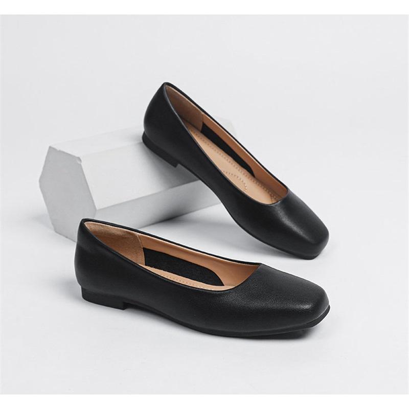 Women s Black Professional Pumps Comfortable Mid Block Heel Office Work Shoes Soft Sole Interview Footwear 34 чёрный