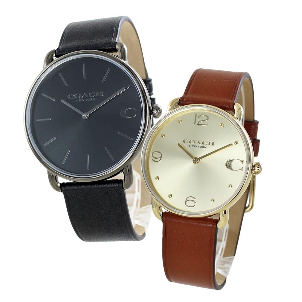 

Коробка для зберігання парних годинників Парний годинник Elliott Slim Thin Leather Strap Black Brown 1460271914504201 [Coach] Для чоловіків і жінок [Елемент]