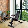 Foldable Weight Bench, Adjustable Strength Training Sit Up Ab Bench, Incline/Decline, Red