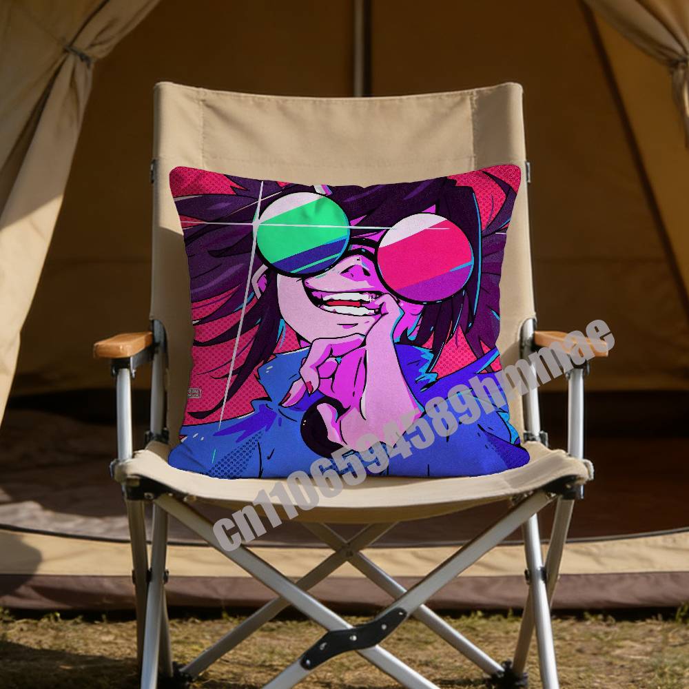 For D-Damon Albarn G-Gorillaz Throw Pillow Case Sham 45X45Cm 35X35Cm Square Home Pillowcase Cushion Cover