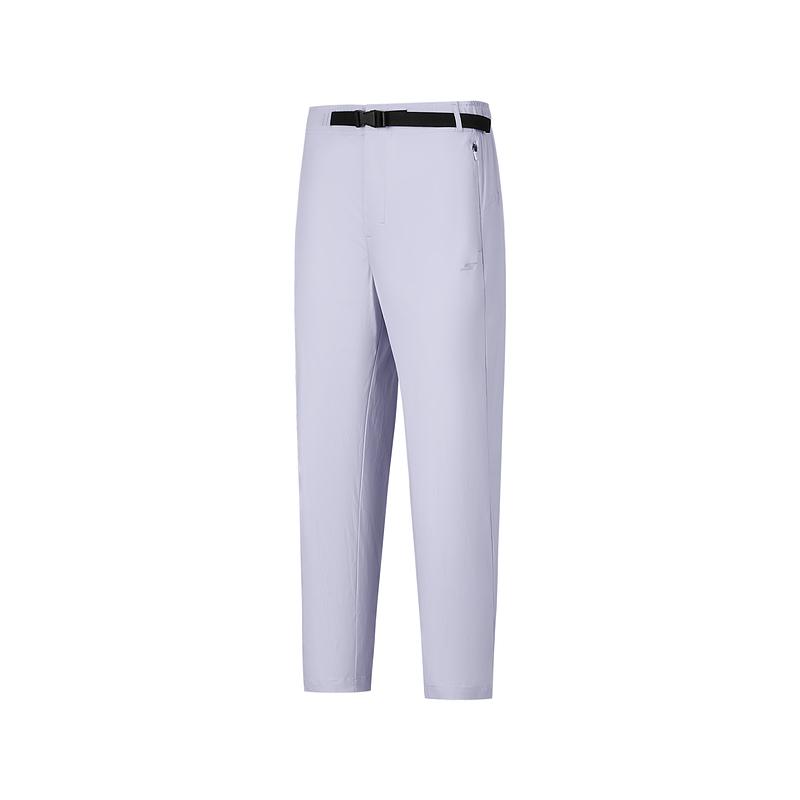 Skechers Fashionable Comfortable Versatile Mid-Rise Quick-Dry Casual Pants Women bottoms Stone-Purple P225W199-00FW S