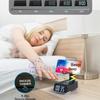 7-in-1 Cell Phone Stand Adjustable Foldable Wireless  Bluetooth  Speaker & Alarm Clock Tabletop USB drive  player Colorful night light