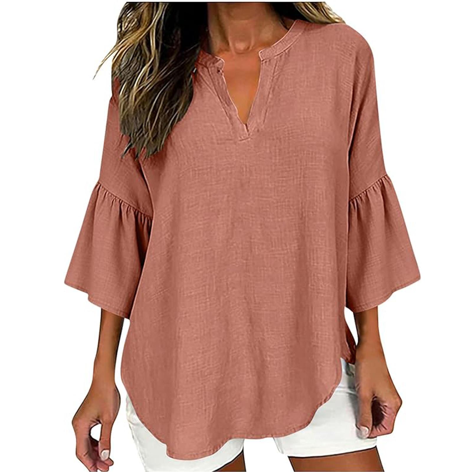 Женская модная повседневная цветная футболка L