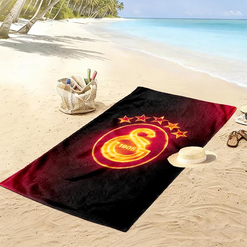 1pc Galatasaray SK Beach Towel, Outdoor Activities Perfect Summer Travel Supplies, As A Gift for Festivals