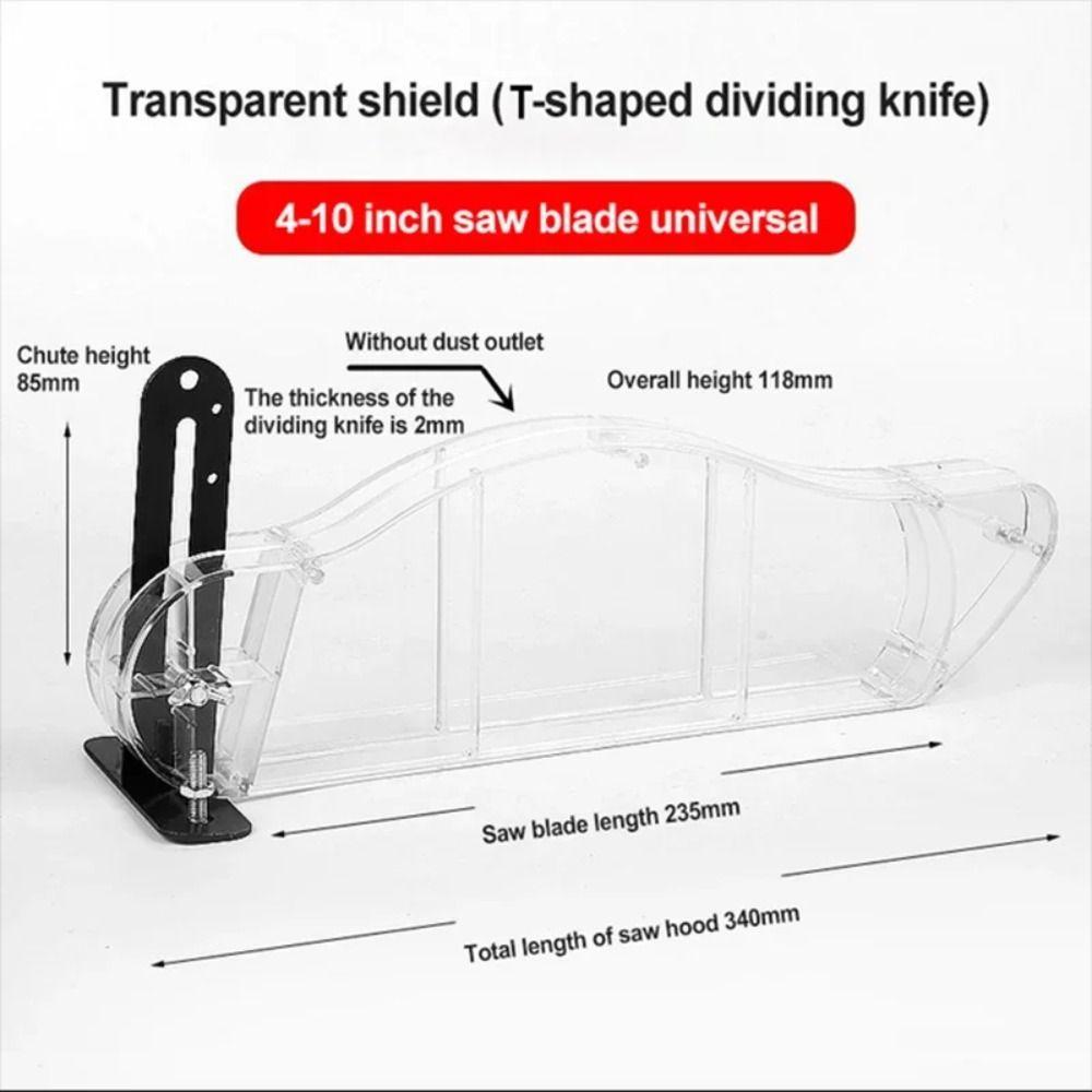Universal Table Saw Protective Cover Anti-Dust Dust Guard  Support for Electric Circular Saw