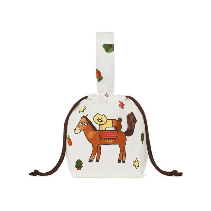 Lucky Pony Day Handle Pouch Bag_Chunsik