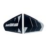 For Volkswagen Jetta MK6 2012-2018 Car Rear Louver Window Side Shutter Cover Trim Sticker Vent Scoop Carbon Fiber Accessories