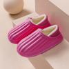 Thickened Couple Cotton Slippers Women's Winter Home Warm Bag and Cotton Shoes Light and Comfortable Plush Confinement Shoes