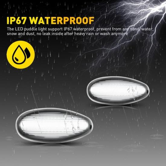 For 2001-14 Chevrolet Silverado 2500HD 3500HD Dually Bed LED Side Marker Light V