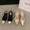 2024 French Chic Mid-Heel Headband Sandals for Women - Outdoor, Large Size, Pairs Perfectly with Skirts