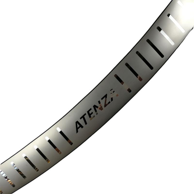 Stainless Steel Rear Bumper Sill Trim for 2014-2021 Mazda Atenza Trunk Guard