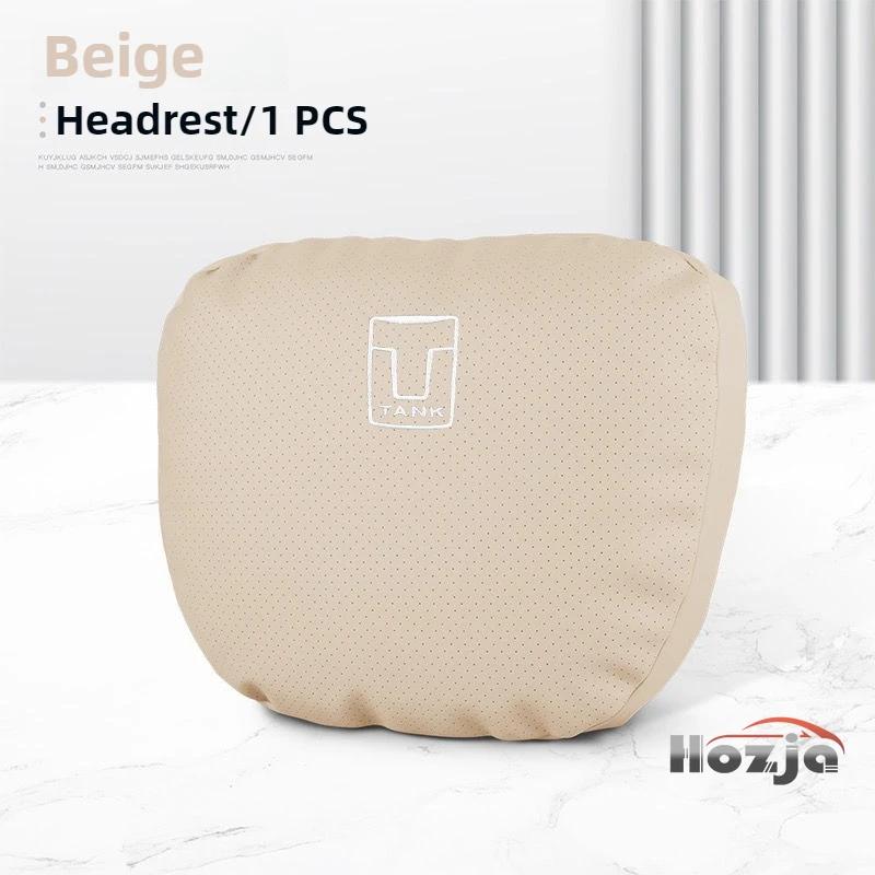 Leather Car Cushion Neck Pillow Headrest Pillow for GWM Tank 300 400 500 700 2024 2025 2026 Accessorise