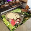 1 Stück Totoro Freunde Teppich für Spielzimmer Schlafzimmer Wohnzimmer Sofa Heimdeko, Kinder Spielbereich Teppich Rutschfeste Fußmatte Y72911