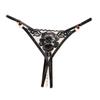 Erotické kalhotky Dámské sexy krajkové kalhotky Hollow Out Háčkování Krajka Kalhotky tanga G String Otevřený Rozkrok Peral Spodní prádlo