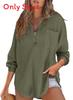 Trendy Waffle Knit Top With Button Closure For Casual Streetwear Women