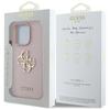 Etui Guess Grained Big 4G Logo Small     Classic Logo Do Iphone 16 Pro Max Różowy
