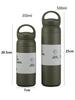 500ml Thermos Cups Coffee Mug Insulated Water Bottle Stainless Steel Thermal Tumbler Vacuum Flask Portable Travel Office Mugs