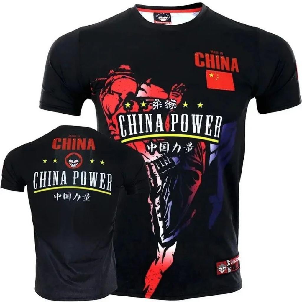 2025 Nové Letní 3D Muay Thai Potisk Tričko Módní Sportovní Posilovna Krátký Rukáv Pánské Cool Hip Hop Oblečení Pánské Tričko Top